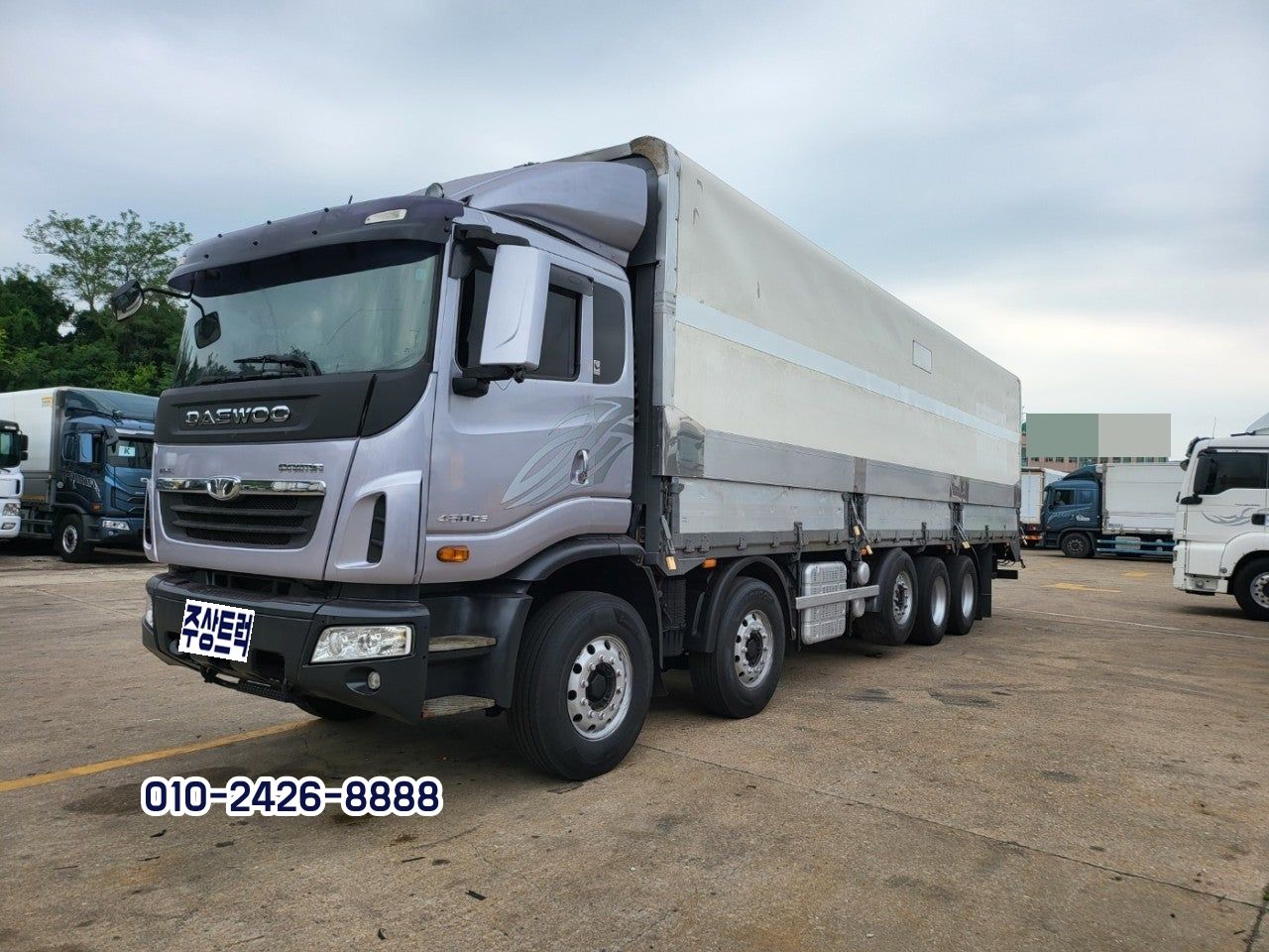 16년 대우 25톤 프리마 480 오토 리타더 정축 상승윙바디 10m20 중고트럭 상승윙바디